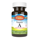 Carlson - A-vitamiini, 25000 IU (7500 mikrog RAE), Vision & Skin Health, Immuunifunktio, 100 pehmeää geeliä