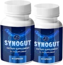 (2 pakkaus) Synogut - Synogut pillereitä ruoansulatuskanavan tuki Gut Health (120 kapselia - 2 kuukauden tarjonta)