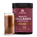 Ancient Nutrition Hydrolyzed Collagen Peptides Powder with Probiootit, Chocolate Multi Collagen Protein for Women and Men with Vitamiini C, 40 Servings, Tukee ihoa ja kynsiä, Gut Health, 16.65oz