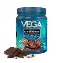 Vega Organic All-in-One Vegan Protein Powder, Suklaa - Superfood Ingredients, Vitamiinit Immuniteetti tukea, Keto Friendly, Pea Protein for Women & Men, 13.2 oz (Pakkaus May Vary)