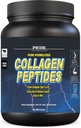 Pride Nutrition Collagen Peptides Powder Luonnollisesti peräisin Hydrolysed Collagen Powder - Terveet hiukset, iho ja kynnet tuki - tyyppi I & III Grass-Fed Collagen täydentää naisille ja miehille - 16oz