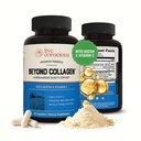 Live Tietoinen Collagen Multi Collagen Kapselit - tyypit I, II, III, V & X - Hydrolysoitu Blend Biotiini & C-vitamiini hiukset, iho, kynnet 90 kapselia