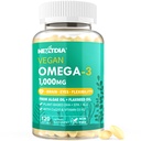 Vegaani Omega 3 DHA EPA ALA täydennysosa 5000IU D3-vitamiini K2 (MK7), CoQ10 naisille Miehet ... Kalaöljy Vaihtoehtoinen...