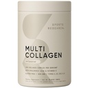 Sports Research Multi Collagen Protein Powder (tyyppi I, II, III, V, X), jossa on hyaluronihappoa + C-vitamiinia 5 Ruokatyypit Kollageeni, 30 Tarjoilua (ei maustettu)
