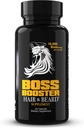 Boss Booster täydentää ... 60 kapselia... MSM ja 10 000 MCG Biotin parta kasvuvitamiinit miehille...