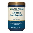 Nature's Wonder Micronized Creatine Monohydraatti Powder 5g, Lihasterveys, Lihasenergian tuotanto, Ei laktoosia, 5 g mikronoitua kreatiinijauhetta per tarjoilu, 450G, 90 tarjoilua
