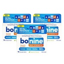 Bonine MAX Pureskella Motion Sairauden Relief - Meclizine HCL 50mg - Max Strength Formula hoitoon Pahoinvointi tai liike sairaus - Cruise Essentials - Piparminttu - 16 purutablettia, 3 pakkaus