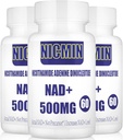 Liposomaalinen NAD+ 500 mg TMG 300 mg: lla, todellinen NAD+- täydennysosa (ei prekursori) tehokkaampi kuin NMN, Nikotinamidi Ribosidi Vaihtoehto soluenergialle, terve ikääntyminen ja lihasten korjaus 180 kapselia