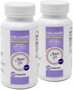 Carson Life Collagen kapselit C-vitamiini - 60 kapselia - ruokavalio täydentää anti ikääntyminen, immuuni tuki, terveet hiukset, iho ja kynnet - valmistettu Yhdysvalloissa (2 pakkaus)
