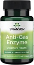 Swanson Anti-Gas Enzyme 123 Milligramma 90 Veg kapselia