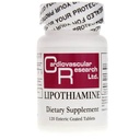Kardiovaskulaaritutkimus Lipotiamiini B täydentää 120 tablettia - B1-vitamiini Nyt alfalipoiinihappo - 1 X 120