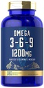 Carlyle Omega 3 6 9 Supplement ... 1,200 mg ... 180 Softgel kapselit...