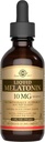 SOLGAR Liquid Melatoniini 10 mg, Natural Black Cherry Flavor - 2 fl oz - Great for Jet Lag - Vegan, Gluteenittomat ja maitotuotteet, Kosher - 59 Tarjoukset
