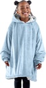 Bare Home Wearable Blanket Hoodie - Soft pehmo Sherpa - Lämmin ja kodikas - Ylimitattu yllään Blanket - Aikuisten ja lasten kokoa