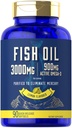 Carlyle Fish Oil 3000mg ... 900mg Omega 3... 90 Softgels... Lemon Flavor...
