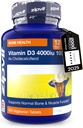 Zipvit-vitamiini D3 4000iu x 360 tablettia - korkea vahvuus D-vitamiini 