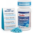 Time-Cap LBS, INC. Ajallisesti - Max Laksatives - 90 Maximum Strength Tablets - 25 mg Sennosides Laksatiivinen - Satunnainen Ummetus helpotus, paras laksatiiveja Ummetus Nopea toiminta