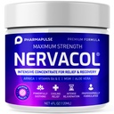 Pharmapulse Neuropatia Hermoterapia & Relief Cream - Maximum Strength Relief Cream jalka, kädet, jalat, varpaat Sisältää Alpha Lipoic Acid, Arnica, B6-vitamiini, Aloe Vera, MSM - tehokas rauhoittava 4oz