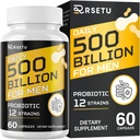 Probiootit miehille, 500 miljardia PMY & 12 kanta Mens Probiootti Turmeric Cranberry, Goji, Gut Health for Men, for Dgestive Health, Gut, Bloating & Gas, Immune, Energy Support, 30 päivän toimitus
