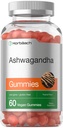 Horbäach Ashwagandha Gummies for Women and Miehet 60 Count Vegan, non-GMO, Gluteenittomat lisäravinteet
