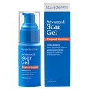 NUVADERMIS Silicone Scar Gel - 1,7 Fl Oz, Läpinäkyvä geeli - retinoli & E-vitamiini Formula Kirurgia arpi - C-jakso, vatsan turkki ja Keloid hoito