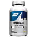 GAT SPORT Omega-3 Fish Oil, High Potency EPA, DHA, Brain, GLP1 Tuki, 90 Softgels