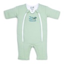 Magic unipuku Baby Merlin's Cotton Baby Swaddle Transition Tuote - Soft and Cozy Design, Double Zipper Easy Vaippa Muutoksia, edistää turvallista unta, 3-6 kuukautta - Sage Green - Suuri 18-21lbs