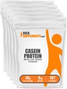 BulkSupplements.com Casein Protein Powder - Micellar Casein Powder, Slow Digesting Protein - makuamaton & Gluteeniton, 30g per tarjoilu, 1kg (2,2 lbs) (Pack of 5)
