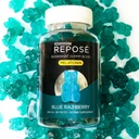 Reposé Goodnight Melatonin Gummies 3mg per tarjoilu, 30 päivän pullo (60 gummy Bears) - Purutabletti täydentää aikuisille - Non Habit muotoutuminen luonnollinen uniapu