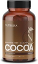 Nutriissa Cocoa Capsules 2000mg - Advanced Heart Health, Typpioksidi & Circulation Support - 500mg Cocoa Flavanols per Serving - EPEB Certified for Puhtaus & Potency - Vegan, 120 kapselia, 40 tarjoilua