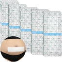 C-osa Vedenpitävä Vatsan viilto Bandges Post Hysterektomia Masu Tuck Suihku Protector Scar Cover suojaavat pad Patches Island pukeutuminen Nauhat Suuret haava hoito tarvikkeet 4x10 pakkaus 25
