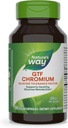 Nature's Way GTF Kromi, Glukoositoleranssitekijä, tukee terveellistä glukoosiaineenvaihduntaa*, 200 mikrog Kromia per annos, 100 vegaanista kapselia (Packaging May Vary)