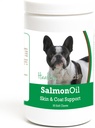 Terve rodut Ranskan Bulldog Salmon Oil Soft Chews 90 Count