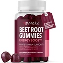 Juurijuurikkaat COQ10 & Pomegranaatti - Typpioksidilisä miehille ja naisille - Punajuuret Endurance, suorituskyky, Recovery - Vegan, ei-GMO, Gluteeniton - Sekoitettu Berry Flavor, 120