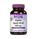 BlueBonnet Alpha Lipoic Acid 600mg - Tehokas antioksidanttinen hermolisä naisille ja miehille - ei-GMO, Vegan, Kosher - Gluteeniton, soijaton, maitotuotteeton - 60 kasviskapselia