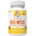Tohtori Danielle's Bee Wise - Bee Pollen Supplement - Bee Well with Royal Jelly, Propolis, Beepollen 4 Daily Bee Pollen Kapselit