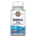 KAL Melatoniini 3 mg Pitkäkestoinen vapauttaa unilääke, melatoniini täydentää terveellistä rentoutumista, rauhallinen tunne ja oikea unisykli, w/Lisätty B6-vitamiini, vegaaninen, gluteeniton 60 Serv, 60 tablettia