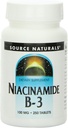 Lähde Naturals Niacinamidi B-3 100 mg, 250 tablettia (pakkaus 3)