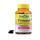 Greenfield Nutritions Halal Prenatal Vitamiinit DHA ja Foolihappo - Essential Prenatal Raskaus Monivitamiinia rautaa - Sisältää 17 vitamiinia äidille olla - Helppo niellä 90 nestemäistä Softgels