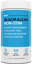 RSP Nutrition QuadraLean - Stimulantti ilmainen painonhallinta, aineenvaihdunta Booster, energia & ruokahalu tuki - CLA, L-karnitiini, vihreä teeuute, ei-Stim Formula, 50 Serv (Pakkaus toukokuussa Vary)