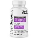 Youth & Tonic Liver Detox Cleanse Supplement 