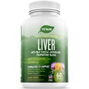 100% Pure Liver Cleanse Detox Tuki Formula - Herbal Liver Support Supplement - Milk Thistle, Voikukka juuri, Punajuuri, Artisokkauute, Maksan terveys - Jujube Milk Thistle Detox Kapselit