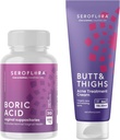 Boric Acid emättimen Suppositories Odor Control - Butt & Reisien akne Cream Clearing for Pimples - Bundle