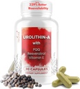 Advanced Urolithin A (15 palvelinta) & kantasolulisä 500 mg:n Urolithin A, Resveratrol, PQQ, E-vitamiini & Bioperine . Tuet NAD+, Mitokondriot, Lihasterveys, Terveet solut ja energiatasot