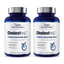 1MD ravitsemus KolesteroliMD Olive Leaf Extract, Bergavit, niasiini, valkosipuli . 120 kapselia (2-pakkaus)