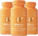 Skintamin Kasvissyöjä Collagen pillereitä ... Paras Collagen täydentää naisille tukea ihon kiinteyttä ja ryppyjä... Iho Supplement suunniteltu auttamaan vähentämään flaamilaisia (30 Count (Pakkaus 3))