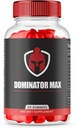 (1 pakkaus) Dominator Max Gummies Advanced Formula Max Performance, Kaikki Natural Extra Strength Supplement, Dominator Max Gummies lihasten kasvua ja yleistä terveystukea (60 Gummies)