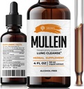 SIRUNES Mullein Leaf Verbascum Thapsus Dietary Supplement - Promoting Lung, Hengityselimet (Mullein 4Fl Oz)