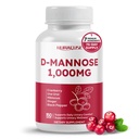 D-Mannose with Cranberry, Uva Ursi, Hibiscus, Inkivääri, Black Pepper - tukee virtsateiden terveys, rakko Puhdistus - valmistettu ja testattu Yhdysvalloissa