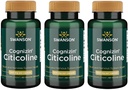 Swanson Cognizin Citicoline 1000 Milligrammaa 60 Veg kapselia (3 pakkaus)